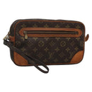 LOUIS VUITTON Monogram Marly Dragonne GM Clutch Bag M51825 LV Auth BA5002-1