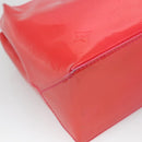 LOUIS VUITTON Vernis Wilshire Boulevard Hand Bag Rose Pop M93643 LV Auth BA5004-13