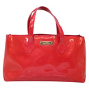 LOUIS VUITTON Vernis Wilshire Boulevard Hand Bag Rose Pop M93643 LV Auth BA5004-2