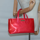 LOUIS VUITTON Vernis Wilshire Boulevard Hand Bag Rose Pop M93643 LV Auth BA5004-20