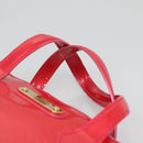 LOUIS VUITTON Vernis Wilshire Boulevard Hand Bag Rose Pop M93643 LV Auth BA5004-8