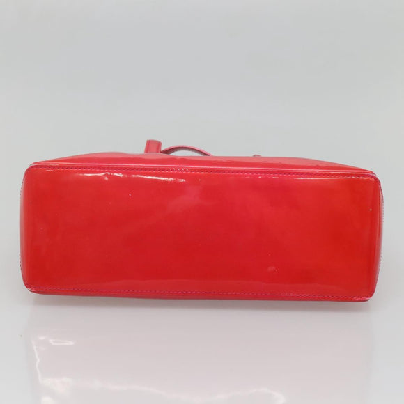 LOUIS VUITTON Vernis Wilshire Boulevard Hand Bag Rose Pop M93643 LV Auth BA5004