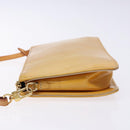 LOUIS VUITTON Monogram Vernis Lexington Pouch Beige M91010 LV Auth BA5005-5