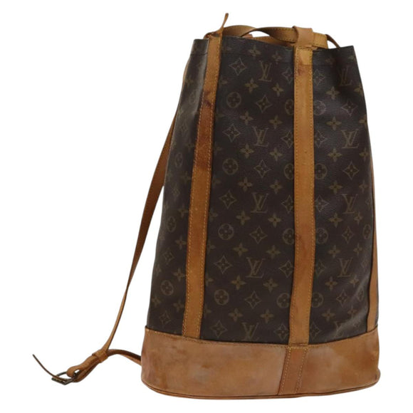 LOUIS VUITTON Monogram Randonnee GM Shoulder Bag M42244 LV Auth BA5008