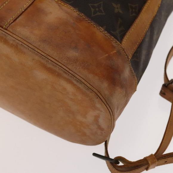 LOUIS VUITTON Monogram Randonnee GM Shoulder Bag M42244 LV Auth BA5008