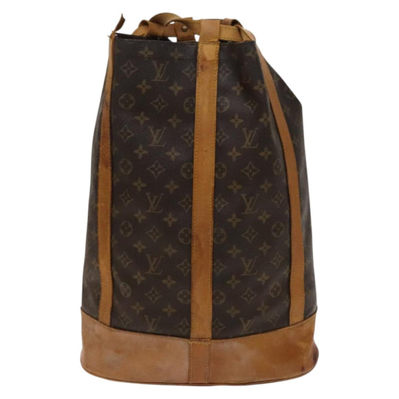 LOUIS VUITTON Monogram Randonnee GM Shoulder Bag M42244 LV Auth BA5008