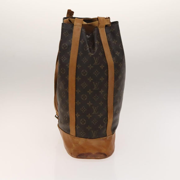 LOUIS VUITTON Monogram Randonnee GM Shoulder Bag M42244 LV Auth BA5008