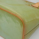 LOUIS VUITTON Monogram Vernis Houston Hand Bag Baby Blue M91005 LV Auth BA5011-15