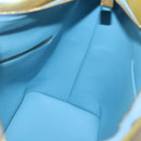 LOUIS VUITTON Monogram Vernis Houston Hand Bag Baby Blue M91005 LV Auth BA5011-18