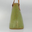 LOUIS VUITTON Monogram Vernis Houston Hand Bag Baby Blue M91005 LV Auth BA5011-3