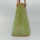 LOUIS VUITTON Monogram Vernis Houston Hand Bag Baby Blue M91005 LV Auth BA5011-4