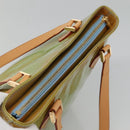 LOUIS VUITTON Monogram Vernis Houston Hand Bag Baby Blue M91005 LV Auth BA5011-6