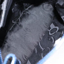 Salvatore Ferragamo Gancini Shoulder Bag Enamel Blue Silver Auth BA5013-11