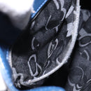 Salvatore Ferragamo Gancini Shoulder Bag Enamel Blue Silver Auth BA5013-19