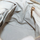 Salvatore Ferragamo Vala Hand Bag Nylon Beige Gold Auth BA5017-19