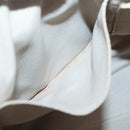 Salvatore Ferragamo Vala Hand Bag Nylon Beige Gold Auth BA5017-21