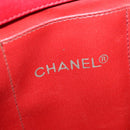 CHANEL Matelasse Chain Shoulder Bag Lamb Skin Red Gold CC Auth BA5019-18