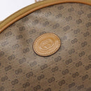 GUCCI Micro GG Supreme Shoulder Bag PVC Beige Gold Auth BA5021-14