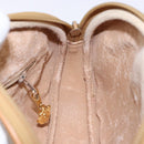 GUCCI Micro GG Supreme Shoulder Bag PVC Beige Gold Auth BA5021-18