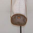 GUCCI Micro GG Supreme Shoulder Bag PVC Beige Gold Auth BA5021-22