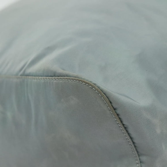 PRADA Backpack Nylon Light Blue Silver Auth BA5026