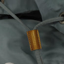 PRADA Backpack Nylon Light Blue Silver Auth BA5026-26