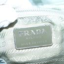 PRADA Backpack Nylon Light Blue Silver Auth BA5026-27