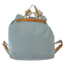 PRADA Backpack Nylon Light Blue Silver Auth BA5026-2