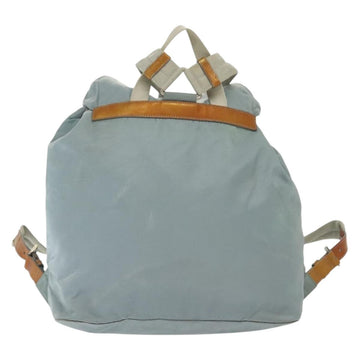 PRADA Backpack Nylon Light Blue Silver Auth BA5026 - 0