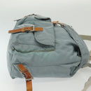 PRADA Backpack Nylon Light Blue Silver Auth BA5026-3