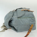 PRADA Backpack Nylon Light Blue Silver Auth BA5026-4