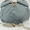 PRADA Backpack Nylon Light Blue Silver Auth BA5026-6