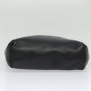 Stella MacCartney Chain Fabera Shoulder Bag Leather Black Auth BA5027-9