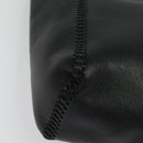 Stella MacCartney Chain Fabera Shoulder Bag Leather Black Auth BA5027-10