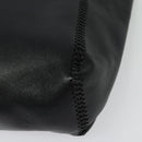 Stella MacCartney Chain Fabera Shoulder Bag Leather Black Auth BA5027-14