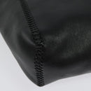 Stella MacCartney Chain Fabera Shoulder Bag Leather Black Auth BA5027-11