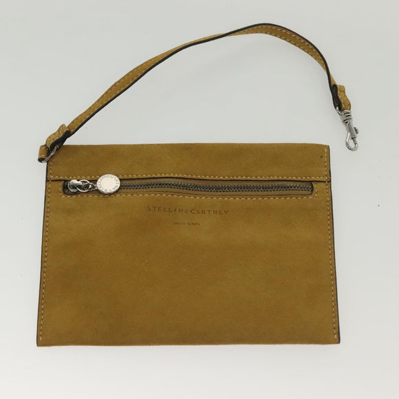 Stella MacCartney Chain Fabera Shoulder Bag Leather Black Auth BA5027