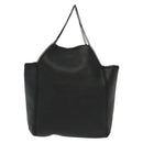 Stella MacCartney Chain Fabera Shoulder Bag Leather Black Auth BA5027-13