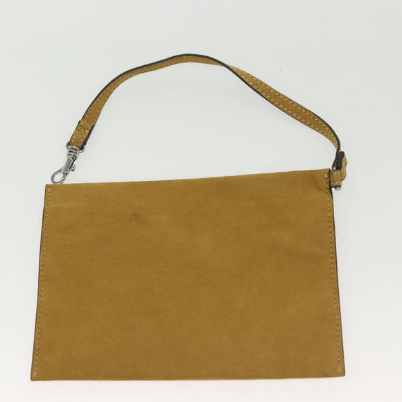 Stella MacCartney Chain Fabera Shoulder Bag Leather Black Auth BA5027