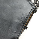 Stella MacCartney Chain Fabera Shoulder Bag Leather Black Auth BA5027-24