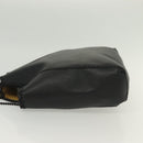 Stella MacCartney Chain Fabera Shoulder Bag Leather Black Auth BA5027-4