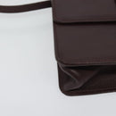 Jimmy Choo Hand Bag Leather Bordeaux Silver Auth BA5034-12