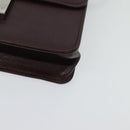 Jimmy Choo Hand Bag Leather Bordeaux Silver Auth BA5034-13