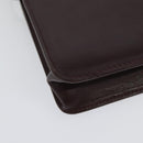 Jimmy Choo Hand Bag Leather Bordeaux Silver Auth BA5034-14