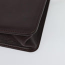 Jimmy Choo Hand Bag Leather Bordeaux Silver Auth BA5034-15