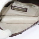 Jimmy Choo Hand Bag Leather Bordeaux Silver Auth BA5034-19
