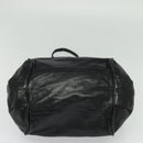 Chloe Etel Hand Bag Leather 2way Black Gold Auth BA5035-11