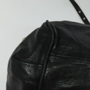 Chloe Etel Hand Bag Leather 2way Black Gold Auth BA5035-12