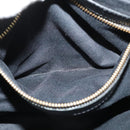 Chloe Etel Hand Bag Leather 2way Black Gold Auth BA5035-21