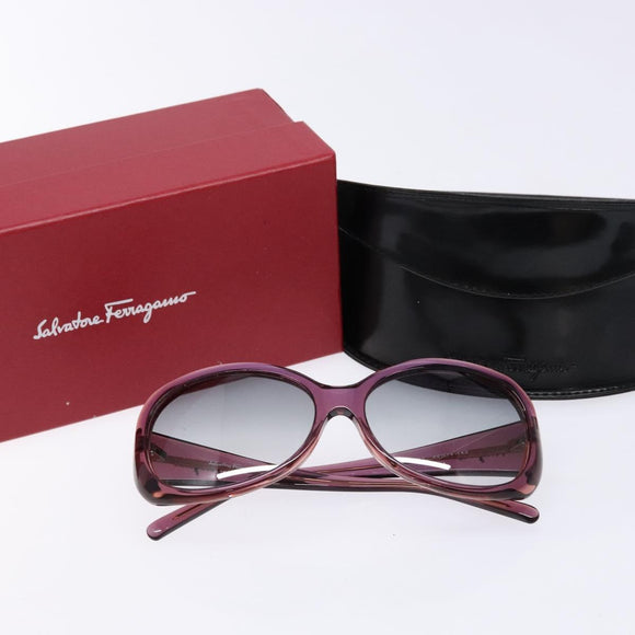 Salvatore Ferragamo Sunglasses Plastic Purple Auth BA5037